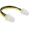 Delock Stromkabel P4 Stecker > P4 Stecker 15 cm