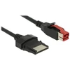 Delock PoweredUSB Kabelis Stecker 24 V > 8 Pin Stecker 1 m für POS Drucker und