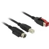 USB kabelis Delock USB-A – 3 m juodas (85489)