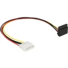 Delock Stromkabel SATA 15 Pin Buchse > 4 Pin Molex Stecker Metall 30 cm