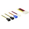 Delock Molex - 2-pin x4, 0.2m, Multicolor (85516)