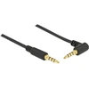 Kabelis Delock Jack 3.5mm - Jack 3.5mm 0.5m juoda (85607)