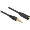 Kabelis Delock Jack 3.5mm - Jack 3.5mm 5m juoda (85635)