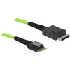 DeLOCK 85755, 1 m, SFF-8611, SFF-8654, Juodas, Polybag, 1 pc(s)