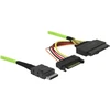 Delock Kabelis SAS 0,5 m 32 Gbit/s Juodas, Žalias, Raudona, Geltonas (85802)