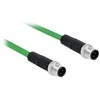 Molex PN DELOCK Netzwerkkabel M12 4 Pin D-kodiert ST zu ST TPU 5 m