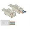 Delock RJ45 Crimp+Cut Stecker Cat.6 STP 20 Stk.