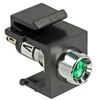 Delock Keystone LED grün 6 V, juodas
