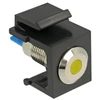 Delock Keystone LED gelb 6 V flach, juodas