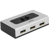 DeLOCK 87668, DisplayPort, Juodas, Pilkas, 2560 x 1440 pikselių, 112 mm, 68 mm, 29 mm
