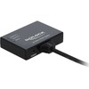 DeLOCK 87747, HDMI, 2x HDMI, 3840 x 2160 pikselių, Juodas, Plastic, 4K Ultra HD