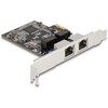 Tinklo plokštė Delock DeLOCK PCIE x1 į 2x RJ45 Gbit, tinklo kamera