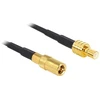 Delock Antennenkabel SMB Stecker > SMB Buchse RG-174 0,5 m