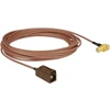 Delock Antennenkabel FAKRA F Buchse > SMA 90° Buchse zum Einbau RG-316 5 m