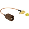 Delock antenos kabelis FAKRA F lizdas > SMA 90° lizdas montavimui RG-316 20 cm