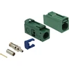 Delock FAKRA E Buchse 25 mm (lang) zum Crimpen