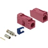 Delock FAKRA H Buchse 25 mm (lang) zum Crimpen