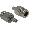 DeLOCK 89904, N jack, RP 3.5 jack, 50 O, Nerūdijantis plienas, Metal, Nickel, 30.8 mm