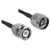 Delock 90425 - 10 m - LMR195 - Juodas - Gray