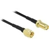 Delock Antennenkabel SMA Stecker zu SMA Buchse LMR/CFD100 5 m low loss