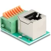 Delock RJ45 lizdas 90° kampu į gnybtų bloką su mygtuku Cat.5e