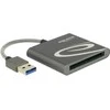 Delock 91525 - XQD - Gray - 480 Mbit/s - Aluminum - • Mac OS 10.9 or above • Windows 7 32-bit • Windows 7 64-bit • Windows 8.1 32-bit •... - USB 3.2 Gen 1 (3.1 Gen 1)