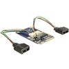 Šakotuvas Delock 95242 – Mini PCI Express – USB 2.0 – 0,48 Gbit/s – Windows 7 Enterprise, Windows 7 Enterprise x64, Windows 7 Home Basic, Windows 7 Home Basic... – USB
