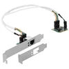 Delock Mini PCIe įvesties/išvesties PCIe pusės dydžio 1 x RJ45 gigabito LAN žemo profilio