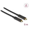 Delock 5m USB-C optinis kabelis 4K raiška