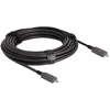 „Delock“ aktyvus optinis USB-C™ 4K vaizdo + duomenų + PD kabelis, 10 m