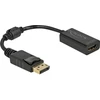 „Delock“ adapteris „DisplayPort 1.1“, pasyvus juodas HDMI lizdas