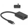 Delock Adapteris DisplayPort Buchse zu USB Type-C™ Stecker - (DP Alt Mode) 4K mit PD 85 W