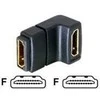 Delock Adapteris HDMI Buchse > HDMI Buchse 90° unten