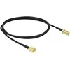 Delock Antennenkabel RP-SMA Stecker zu RP-SMA Buchse LMR/CFD100 1 m low loss