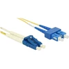 Delock Cable FO LC > SC Singlemode OS2 0,5 m