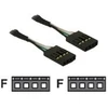 Delock USB 4 pin - USB 4 pin, 0,4 m, juoda (82426)