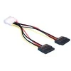 DELOCK Adapteris Power SATA HDD2x zu 4Pin-St 10cm