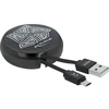 KABELIS USB MICRO(M)->USB-A(M) 2.0 0.92M JUODA ZWIJANY DELOCK