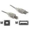 DELOCK Cable USB 2.0 A-B upstream male/female 0.5m