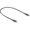 Delock Atblokuokite duomenų ir įkrovimo laidą USB Type-C™ prie žaibo pilko 0,5 m MFi