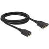 Delock DisplayPort 1.2 laidas, prijungtas prie lizdo, skirtas montuoti 4K 60 Hz 2 m