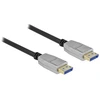 Delock DisplayPort laidas 10K 60 Hz 54 Gbps metalinis korpusas 1 m