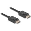 „DeLOCK“ „DisplayPort“ kabelis 8K 60 Hz 40 Gbps 2 m, 2 m, „DisplayPort“, „DisplayPort“, kištukas, kištukas, 15360 x 8640 pikselių