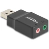 Karta dźwiękowa Delock Zewnętrzna karta dźwiękowa USB Delock (66634) – Juoda