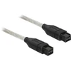 Delock Kabelis FireWire 9 Pin Stecker > 9 Pin Stecker 2 m