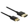 DeLOCK HDMI-A/HDMI-C, 0.5 m, 0.5 m, HDMI Type A (Standard), HDMI Type C (Mini), 3840 x 2160 pikselių, 3D, Juodas