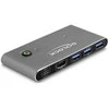 „DeLOCK“ HDMI KVM jungiklis 8K 60 Hz su USB 5 Gbps, 7680 x 4320 pikselių, 8K Ultra HD, antracito spalvos