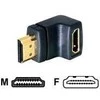 Delock Adapteris HDMI Stecker > HDMI Buchse 90° unten