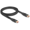 Kabelis Delock High Speed HDMI płaski kabelis 48 Gbps 8K 60 Hz 1 m