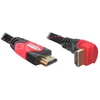 Delock kabelis HDMI A kištukas > HDMI A kištukas kampinis 4K 2 m